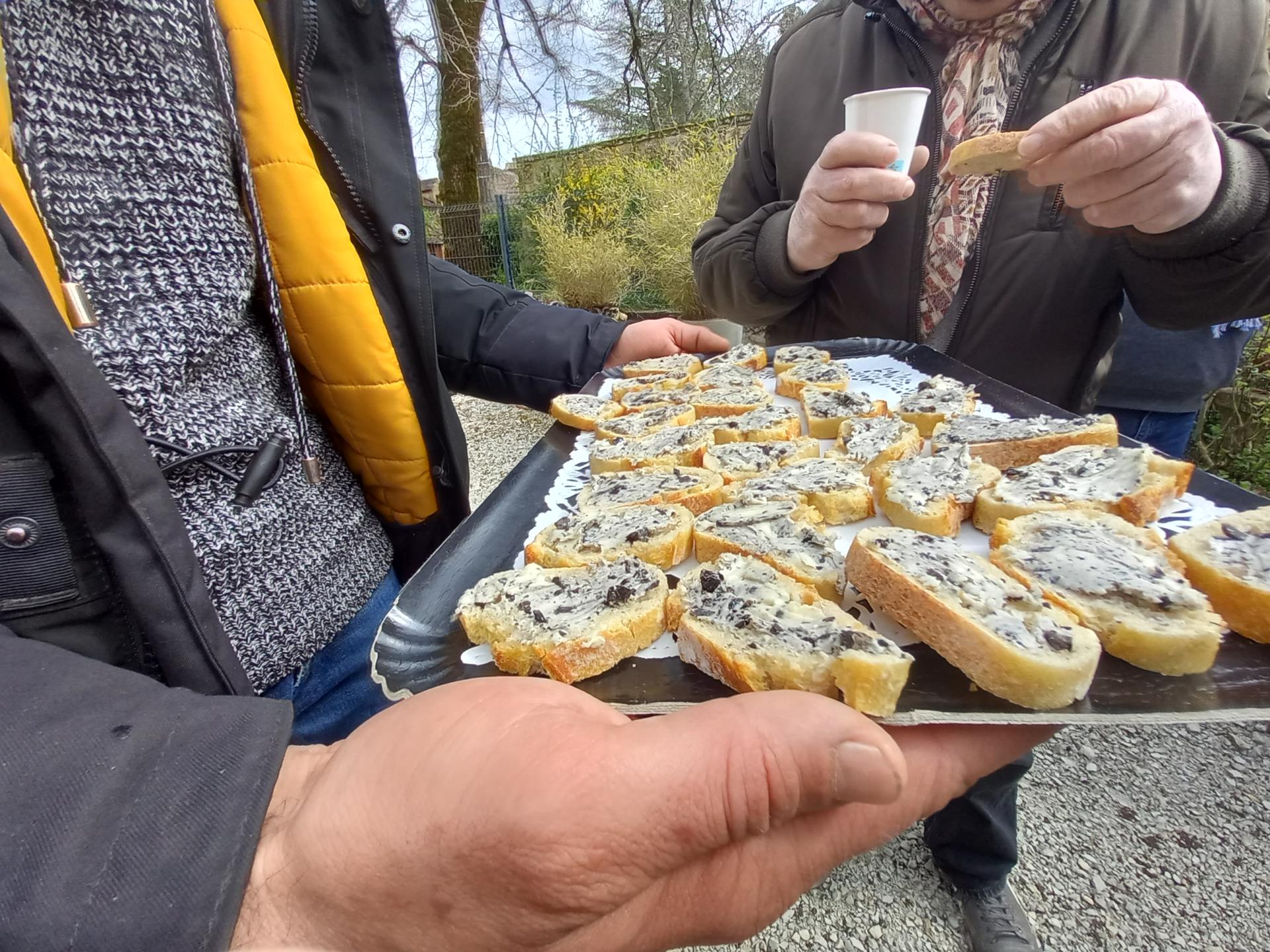 Dégustation beurre de Truffes